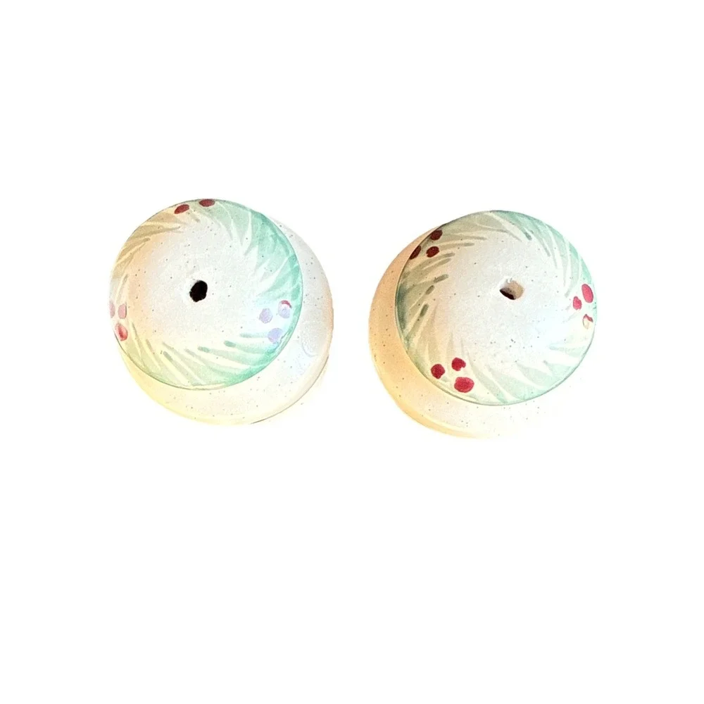 Vintage Ceramic Pine Cone And Berry Cabin‎ Decor Salt& Pepper